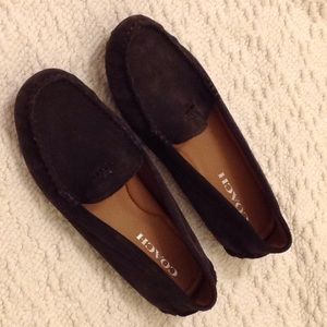 Women's coach slip ons